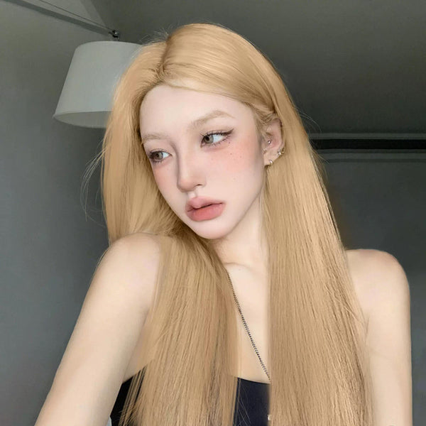 MULTI-COLOR LONG HAIR WIG KF83767