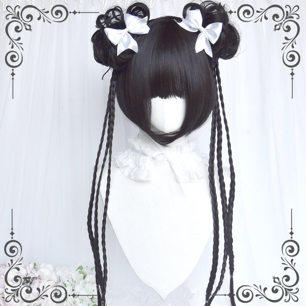CUTE DOUBLE PONYTAIL WIG KF83728
