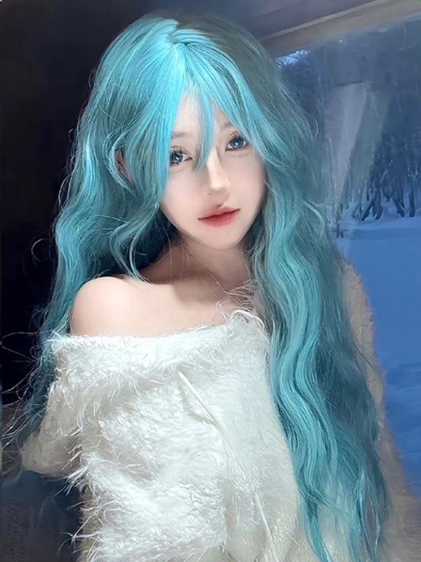 Raspberry blue wig  KF11106