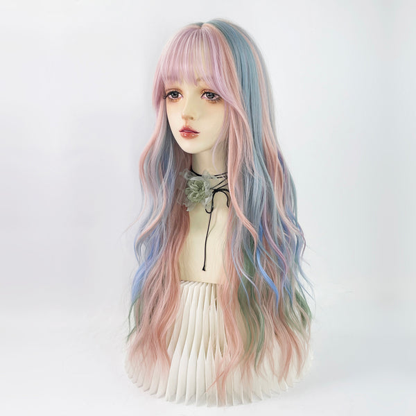 gradient rainbow wig  KF11004