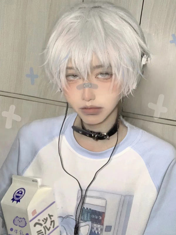 white short wig KF11084