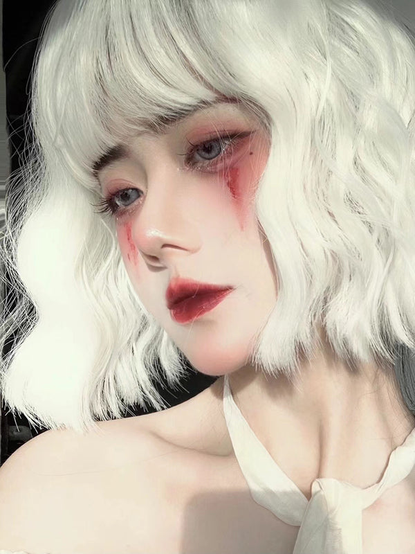 white lolita wig  KF83855