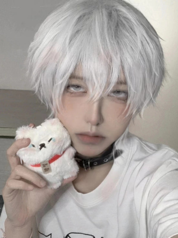 white short wig KF11084