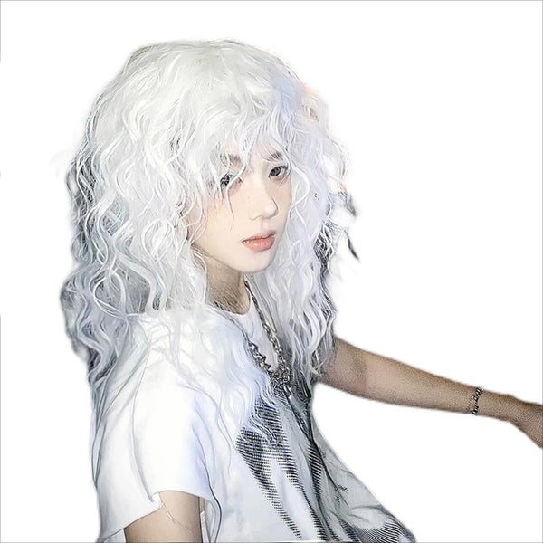 white short wool roll KF11075