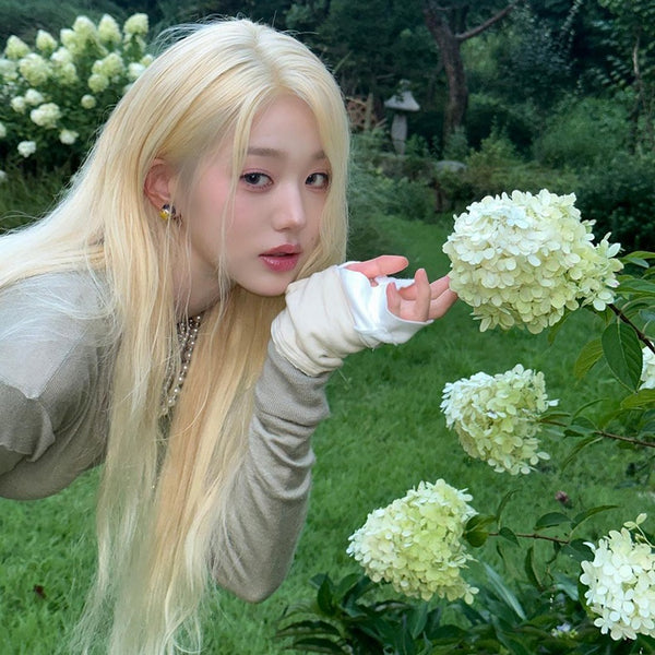 gold long  hair   KF82822