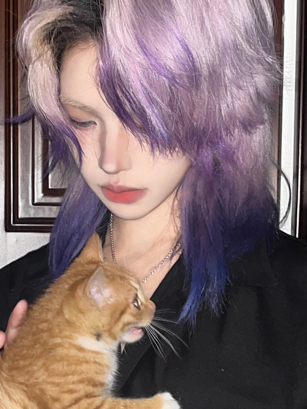 cos purple wig KF11195