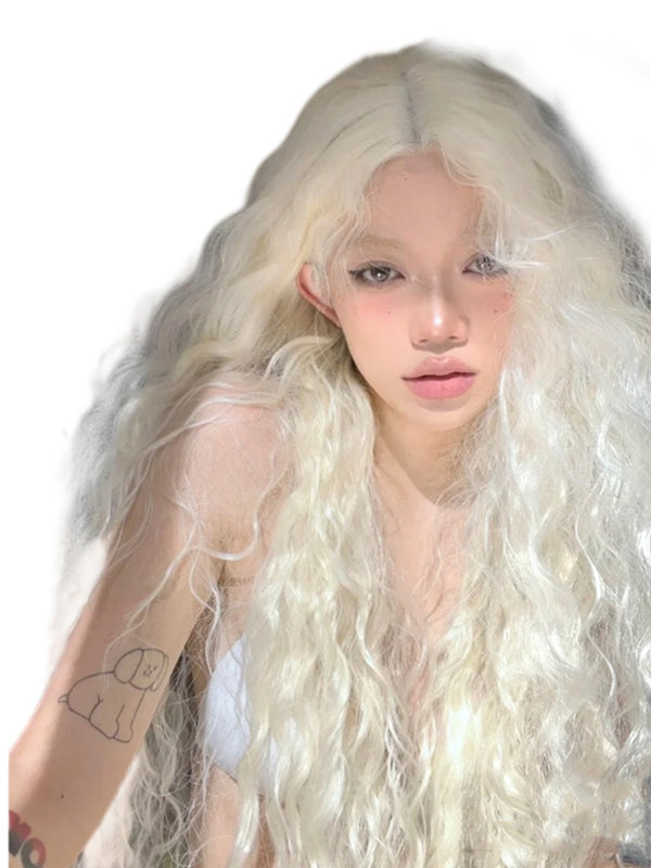 Cute white wool roll  KF11028