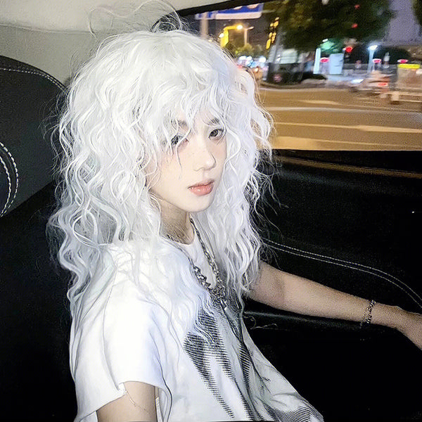 white short wool roll KF11075