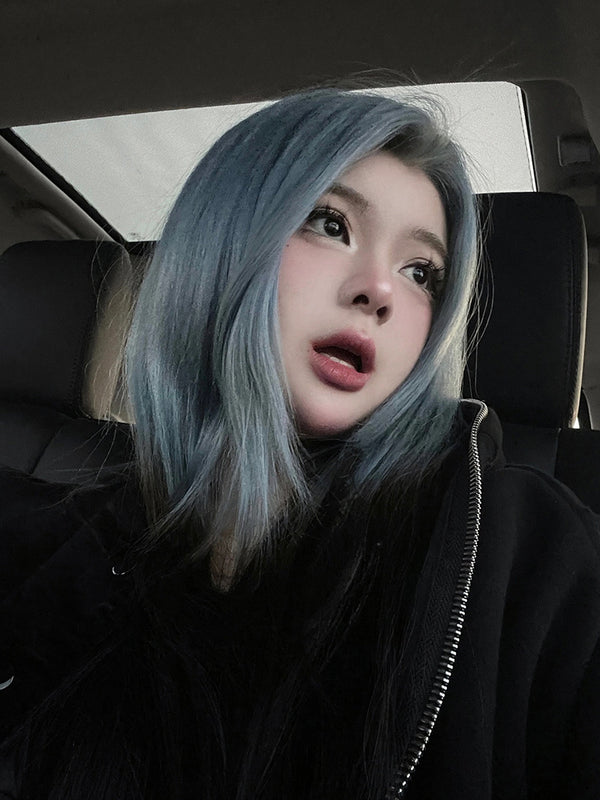 Y2K blue gradient black KF11165