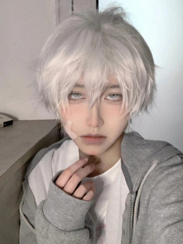 white short wig KF11084