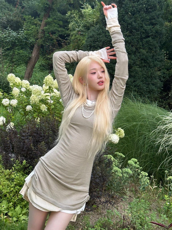 gold long  hair   KF82822