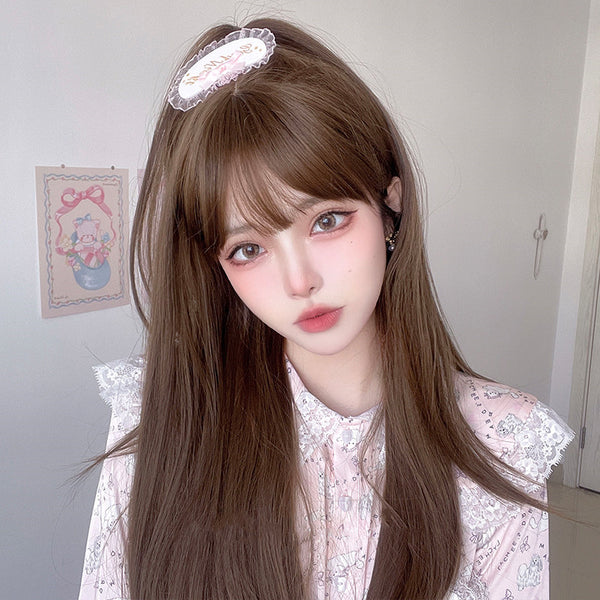 lolita long straight wig  KF70163