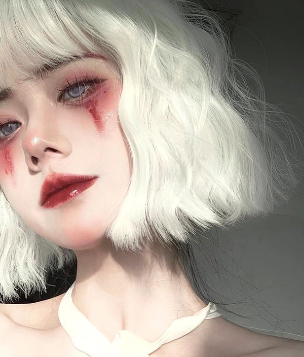 white lolita wig  KF83855