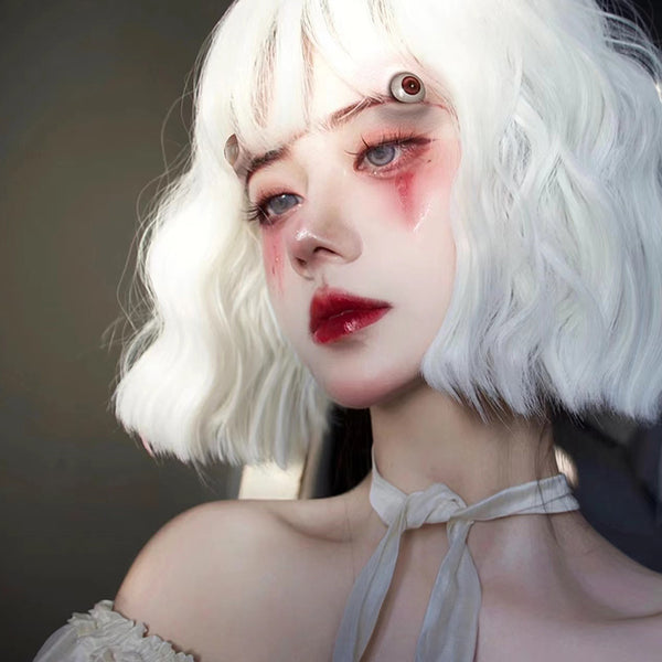 white lolita wig  KF83855