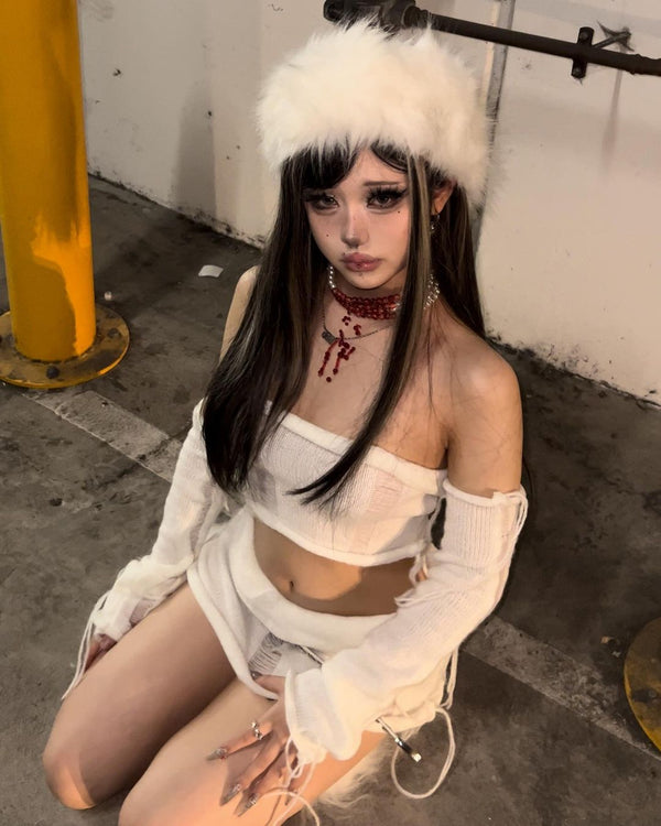 Harajuku gradient color wig  KF82321