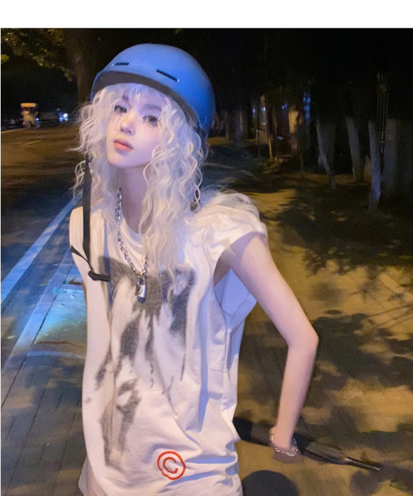 white short wool roll KF11075