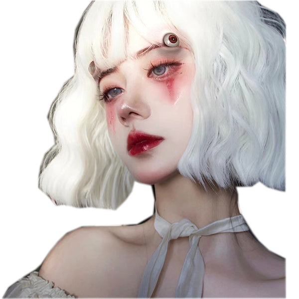 white lolita wig  KF83855