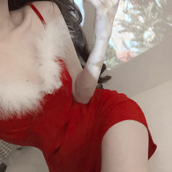 christmas slip dress  KF83060