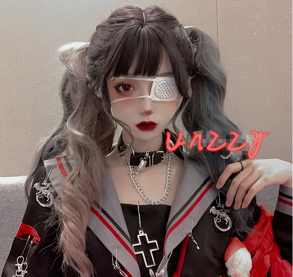 Color mixed wig  KF81124