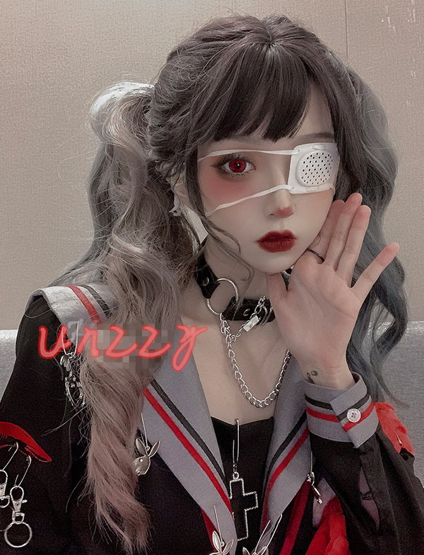 Color mixed wig  KF81124