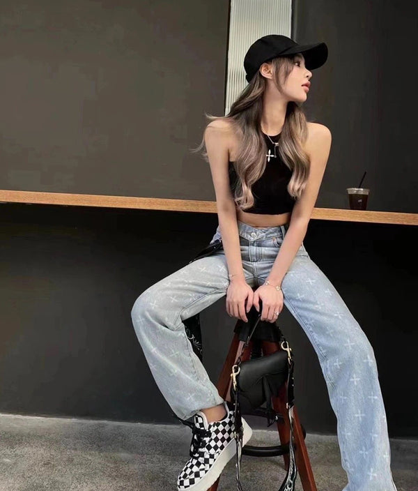 Gradient Long Curly Hair Wig KF82835