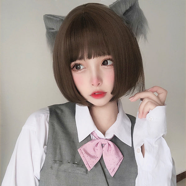 Lolita short straight hair   KF82850
