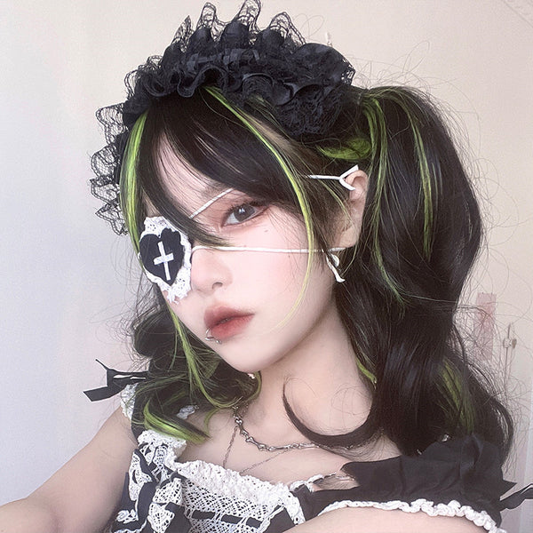 Harajuku gradient long curly wig KF82838