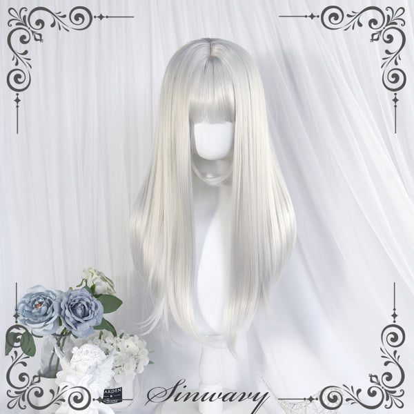 WHITE LOLITA WIG  KF83473