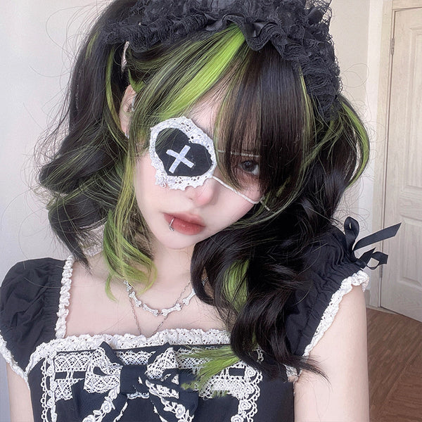 Harajuku gradient long curly wig KF82838