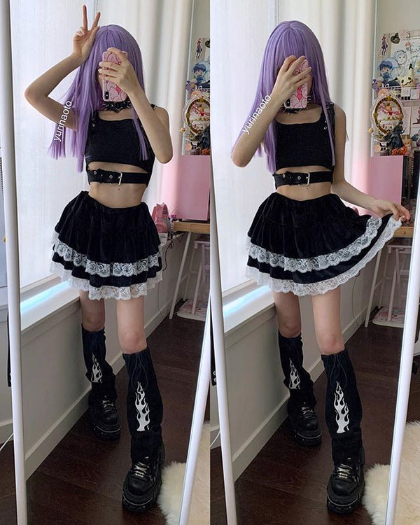 Purple wig KF7511