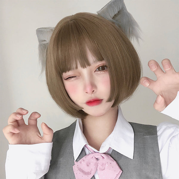 Lolita short straight hair   KF82850