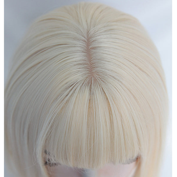 Lolita short golden wig  KF82563