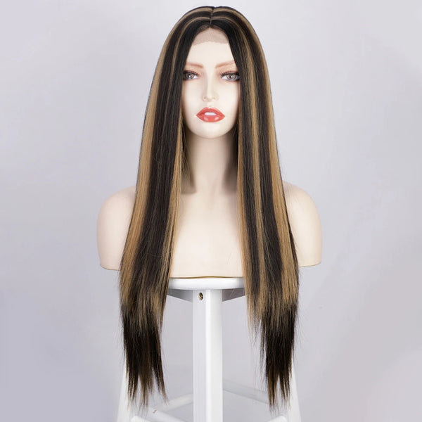MULTICOLOR LONG STRAIGHT WIG KF82139