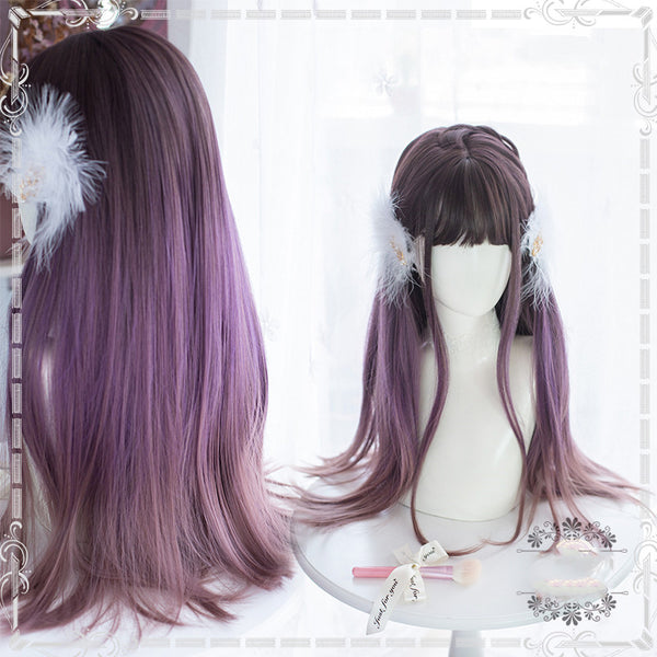 PURPLE GRADIENT WIG  KF5214