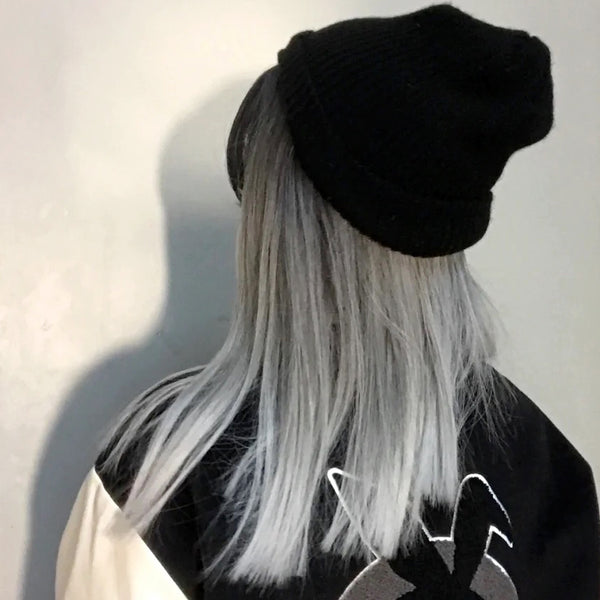 Gradient long straight hair KF82914