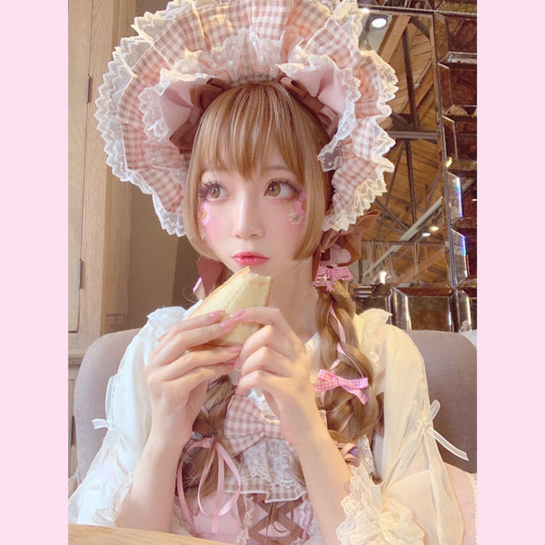 Harajuku long roll wig KF90754