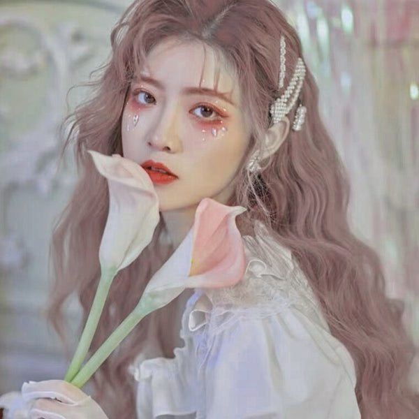 RROWN LONG STRAIGHT WIG KF82246