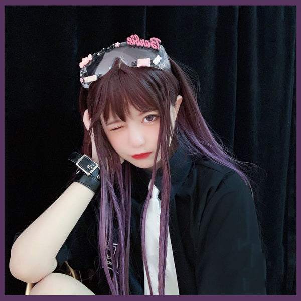 PURPLE GRADIENT WIG  KF5214