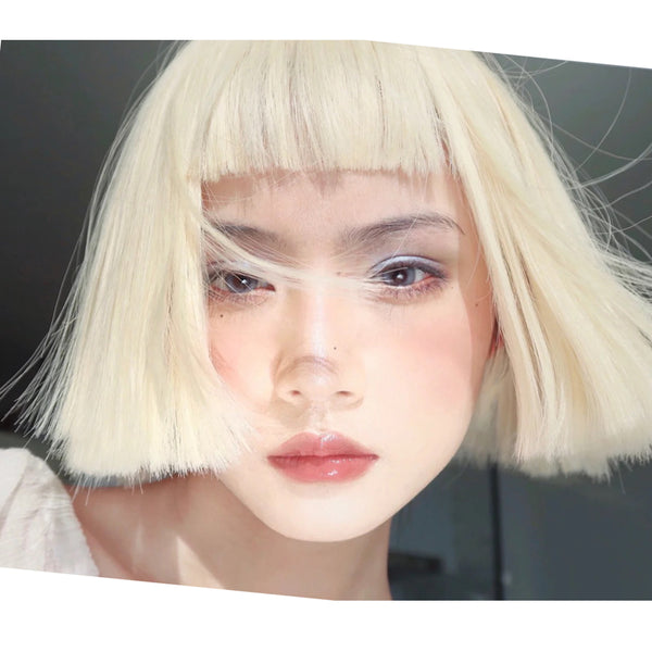 GOLDEN SHORT STRAIGHT WIG KF82226