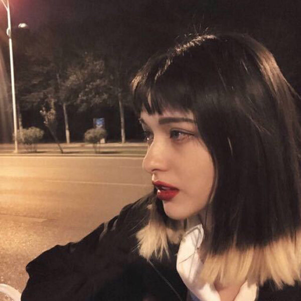 Harajuku short straight hair  KF82906