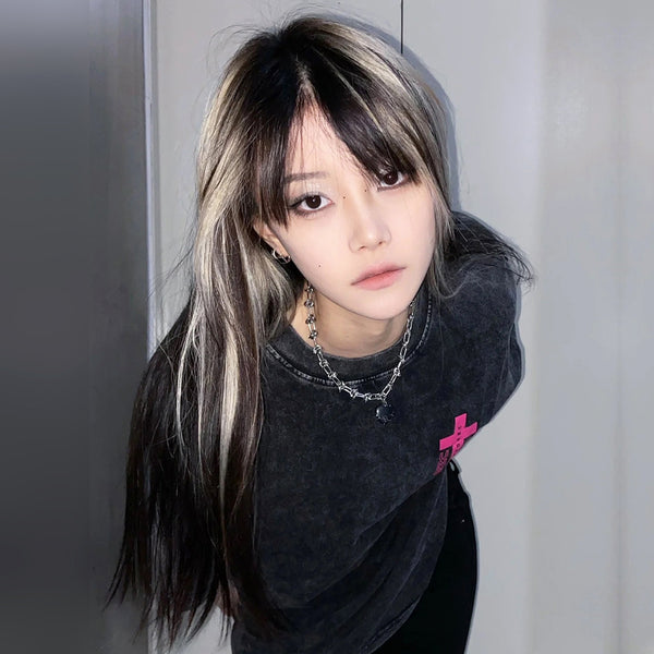 Harajuku gradient color wig  KF82321