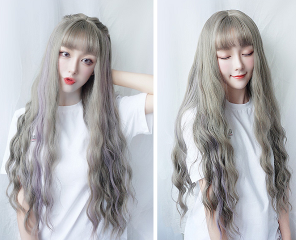 Cute Big Wave Long Roll Wig KF40378