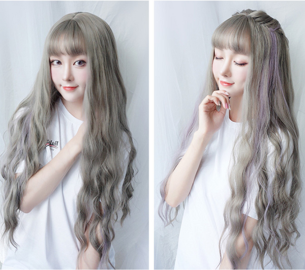 Cute Big Wave Long Roll Wig KF40378