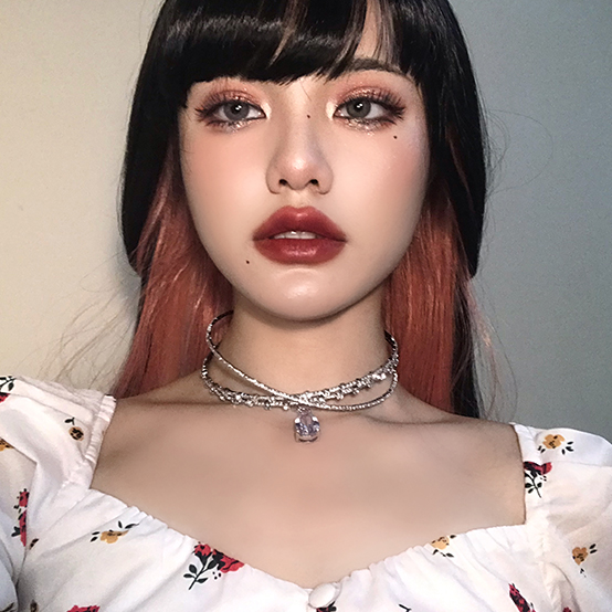 Hanging ear highlighting wig KF50015