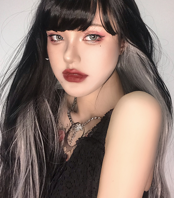 Hanging ear highlighting wig KF50015