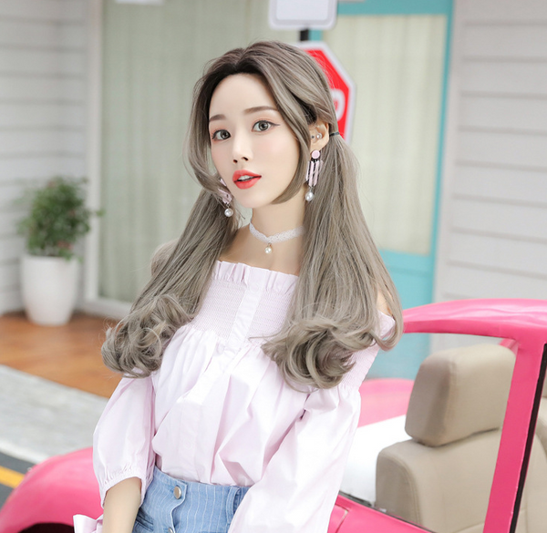 Fashion wave curls wig  KF82516