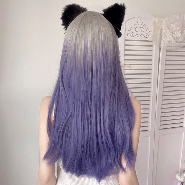 Lolita Gradient Long Straight Wig  KF82904