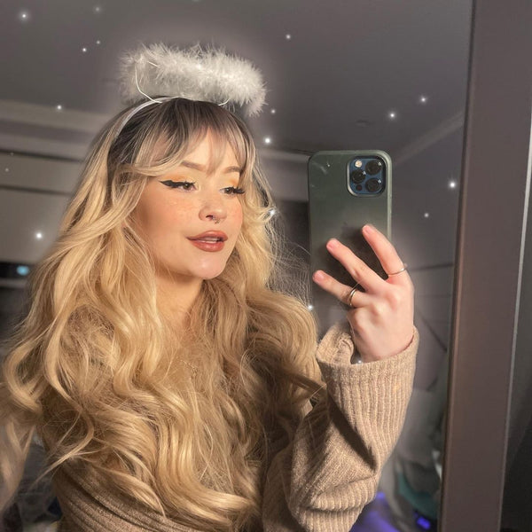 Fashion wave curls wig  KF81150