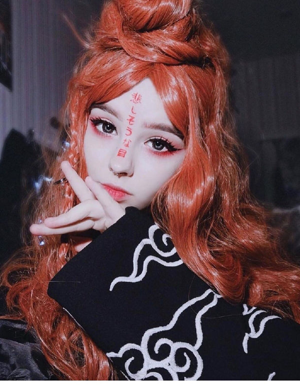 Cute blonde wig KF7611