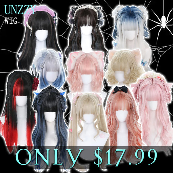 unzzy Pampering fan wigs color series  KF83233